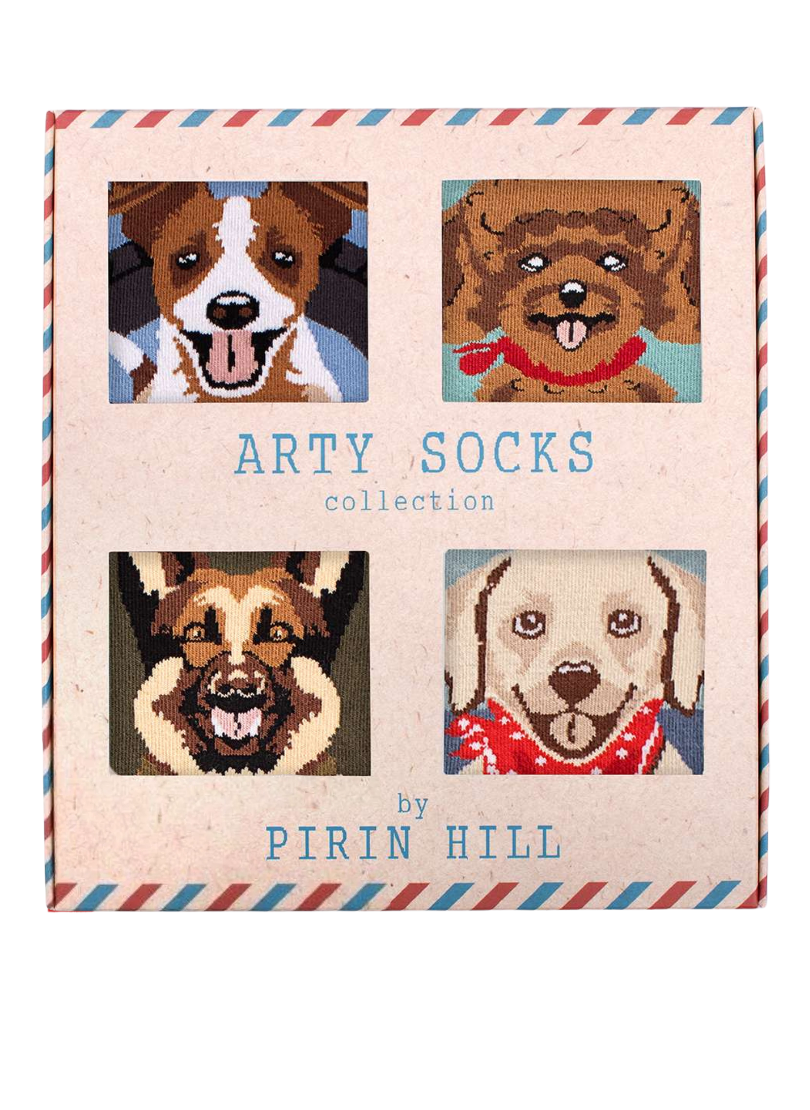 Coffret de 4 Paires de Chaussettes Arty Chiens