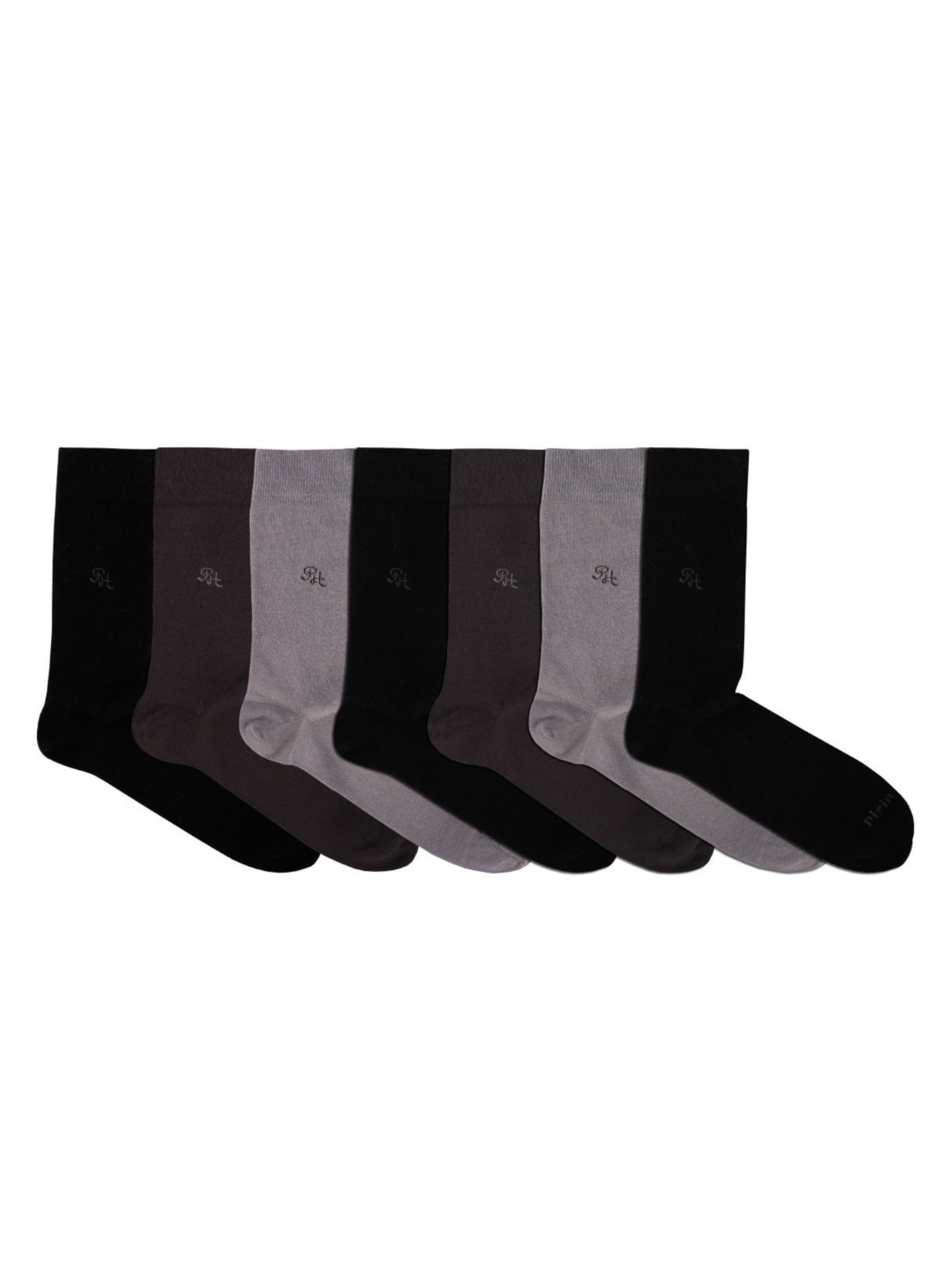 Semainier de Chaussettes 98% Coton Unies