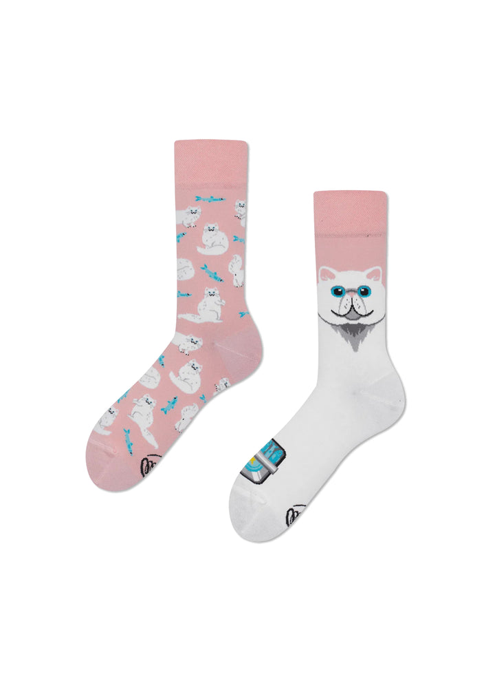 Chaussettes Chat Blanc - Many Mornings