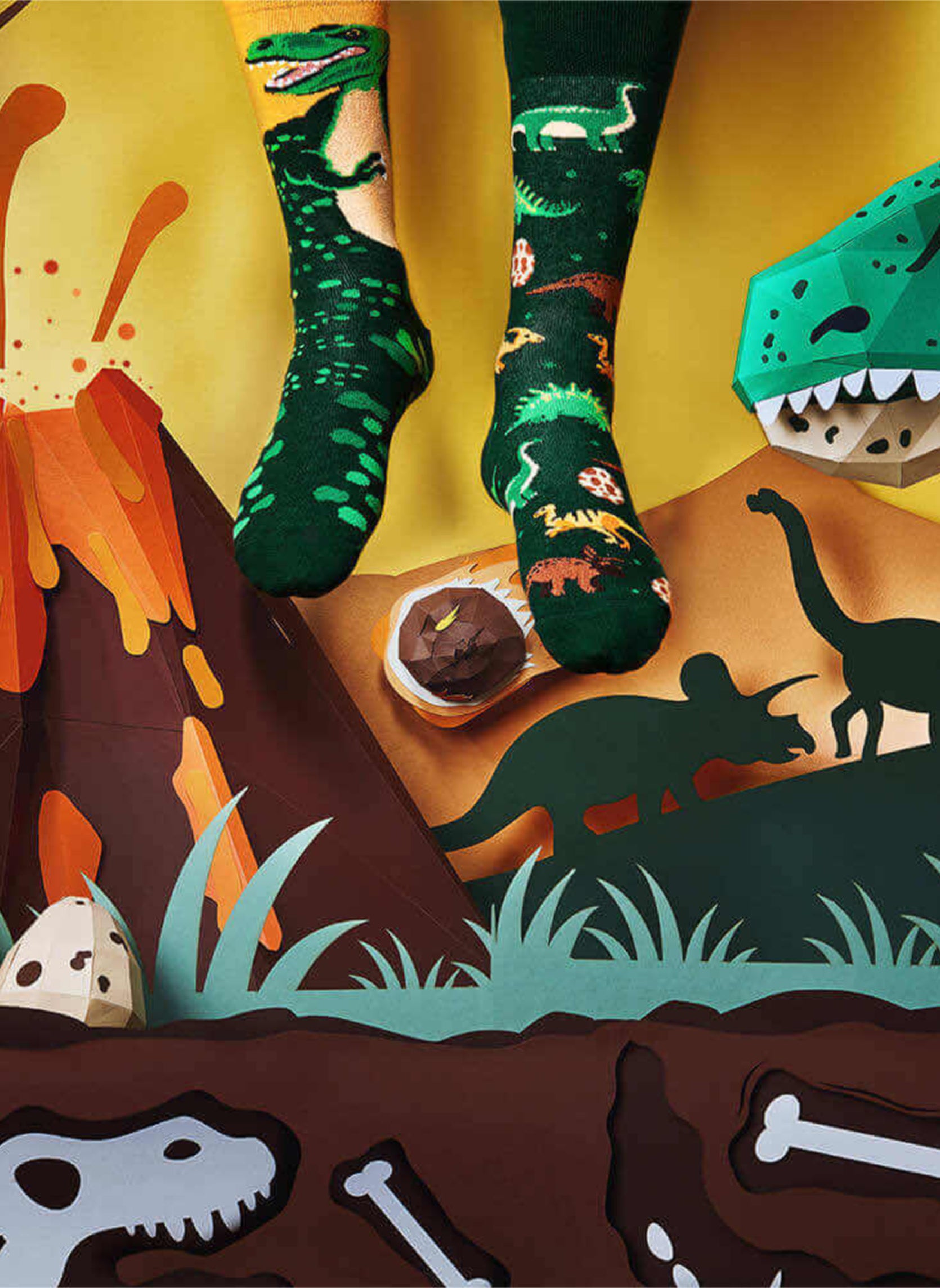 Chaussettes Les Dinosaures