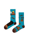 Chaussettes Castors Bleues