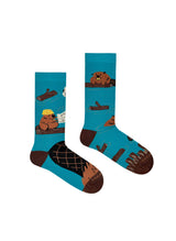 Chaussettes Castors Bleues