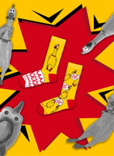 Chaussettes Poulet Hurlant