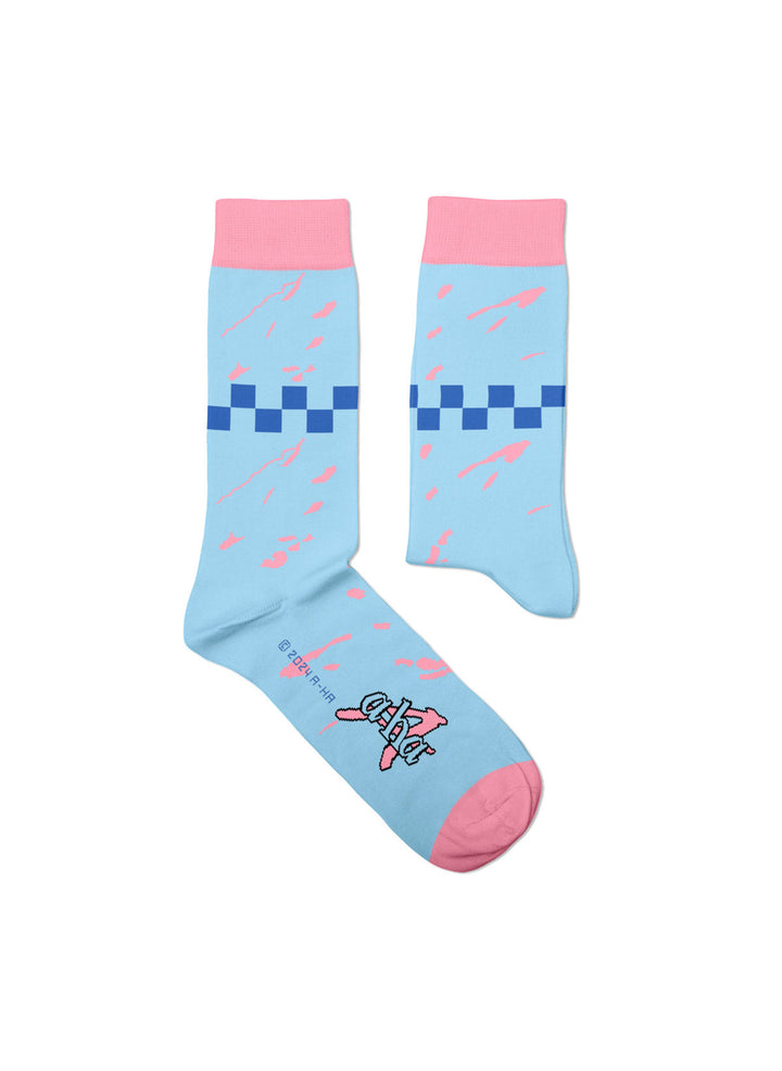 Chaussettes A-HA, Tour 82 - Sock Affairs