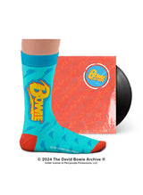 Chaussettes David Bowie, Lightning - Bleues