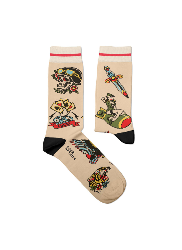 Chaussettes Tatouage Symboles Américains - Sock Affairs