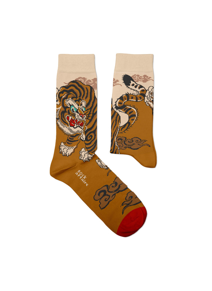 Chaussettes Tatouage Tigre Japonais - Sock Affairs