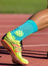 Chaussettes Compression Turquoise & Jaune