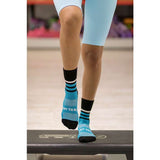 Chaussettes Running Microlon® Turquoise & Noir