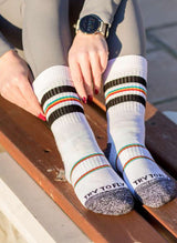 Chaussettes Active Life Style - Blanc, style rétro