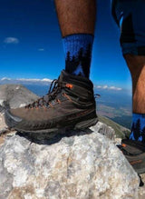 Chaussettes de Randonnée Laine Mérinos Bleues