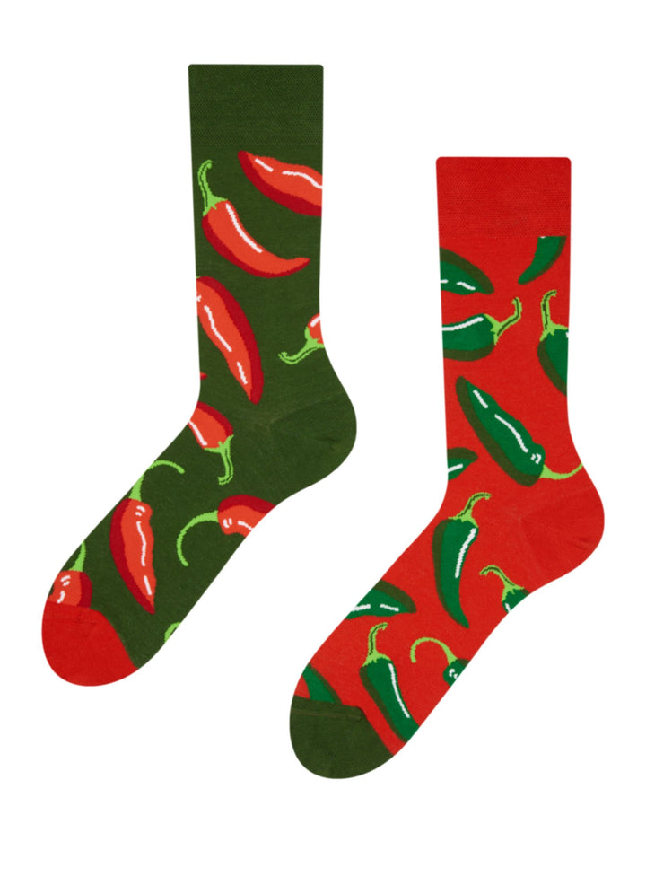 Chaussettes Piments Rouges et Verts - Dedoles