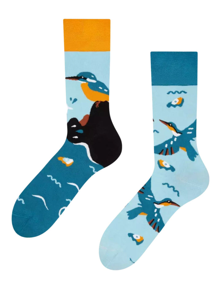 Chaussettes Bambou Martins-pêcheurs - Dedoles