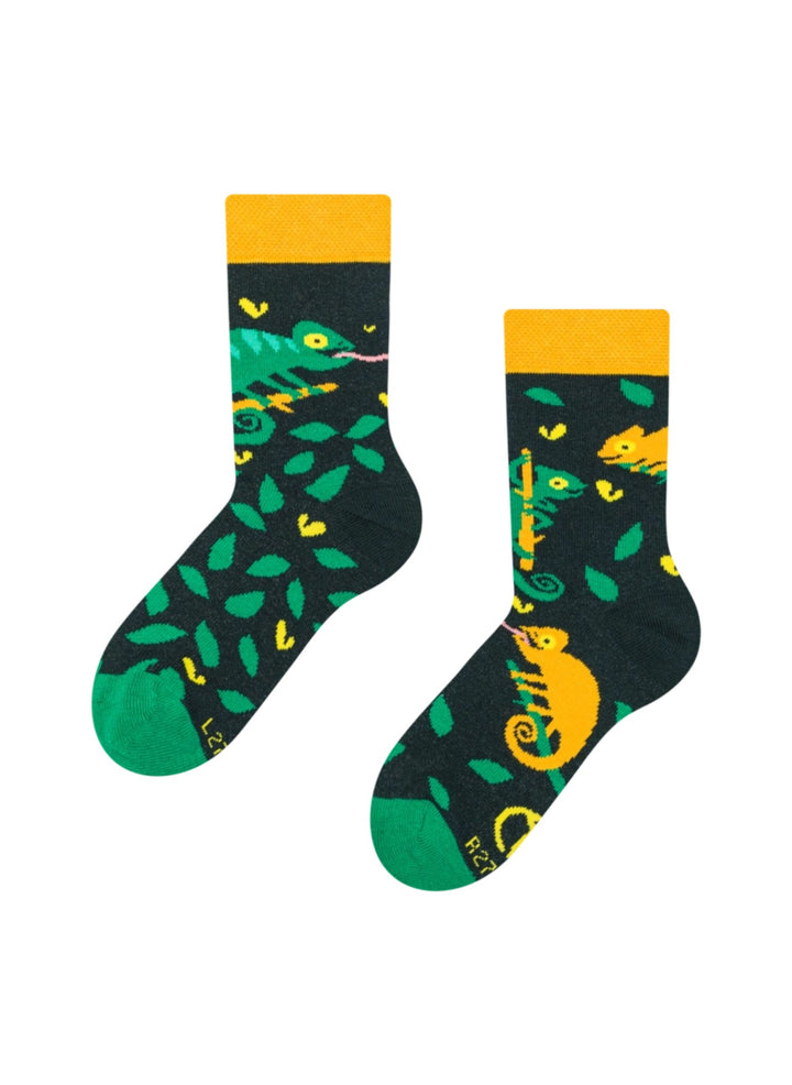 Chaussettes Enfants Caméléon en Chasse - Dedoles