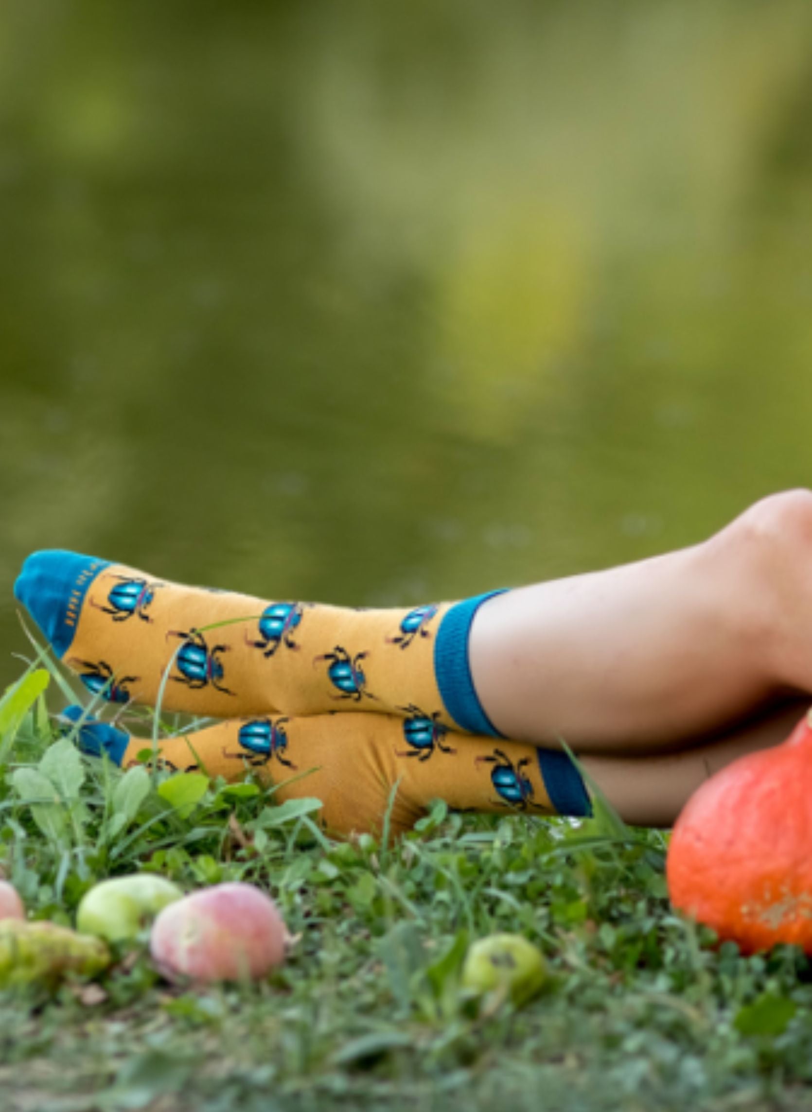 Chaussettes Scarabées - Moutardes