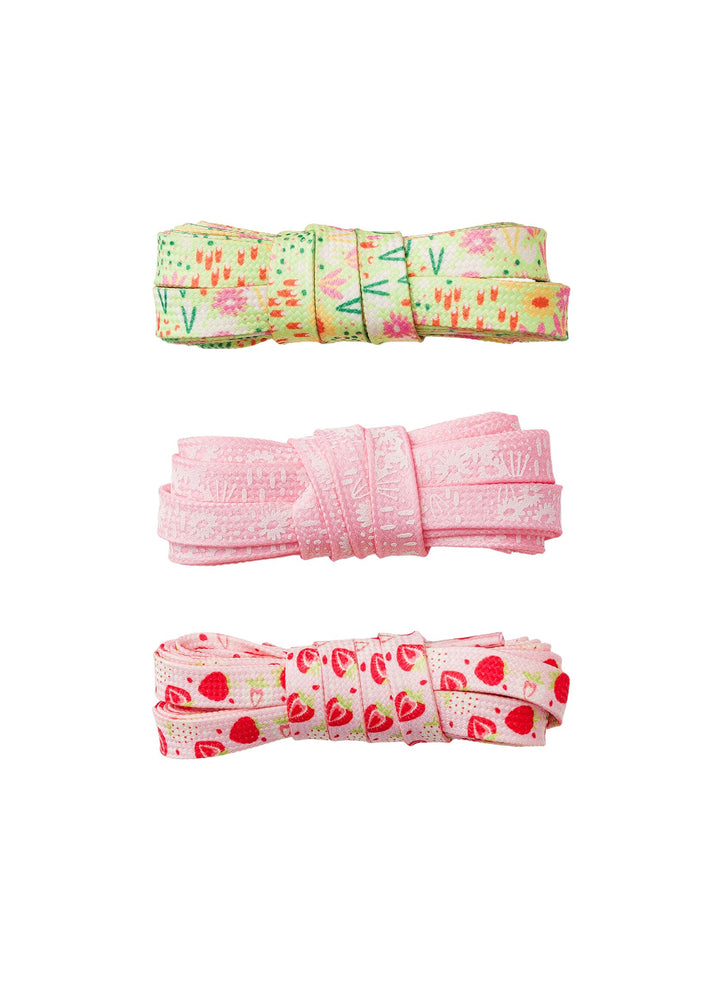 Lot de 3 paires de lacets Jardin de Fleurs - Dedoles
