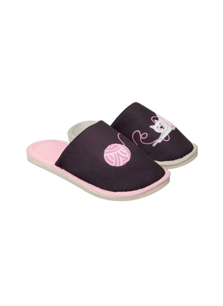 Pantoufles Chat et Pelote de Laine - Dedoles