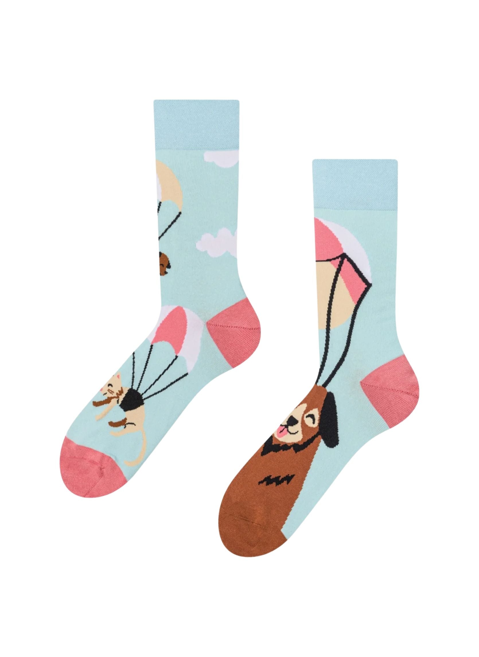 Chaussettes Chiens et Chats en Parachute