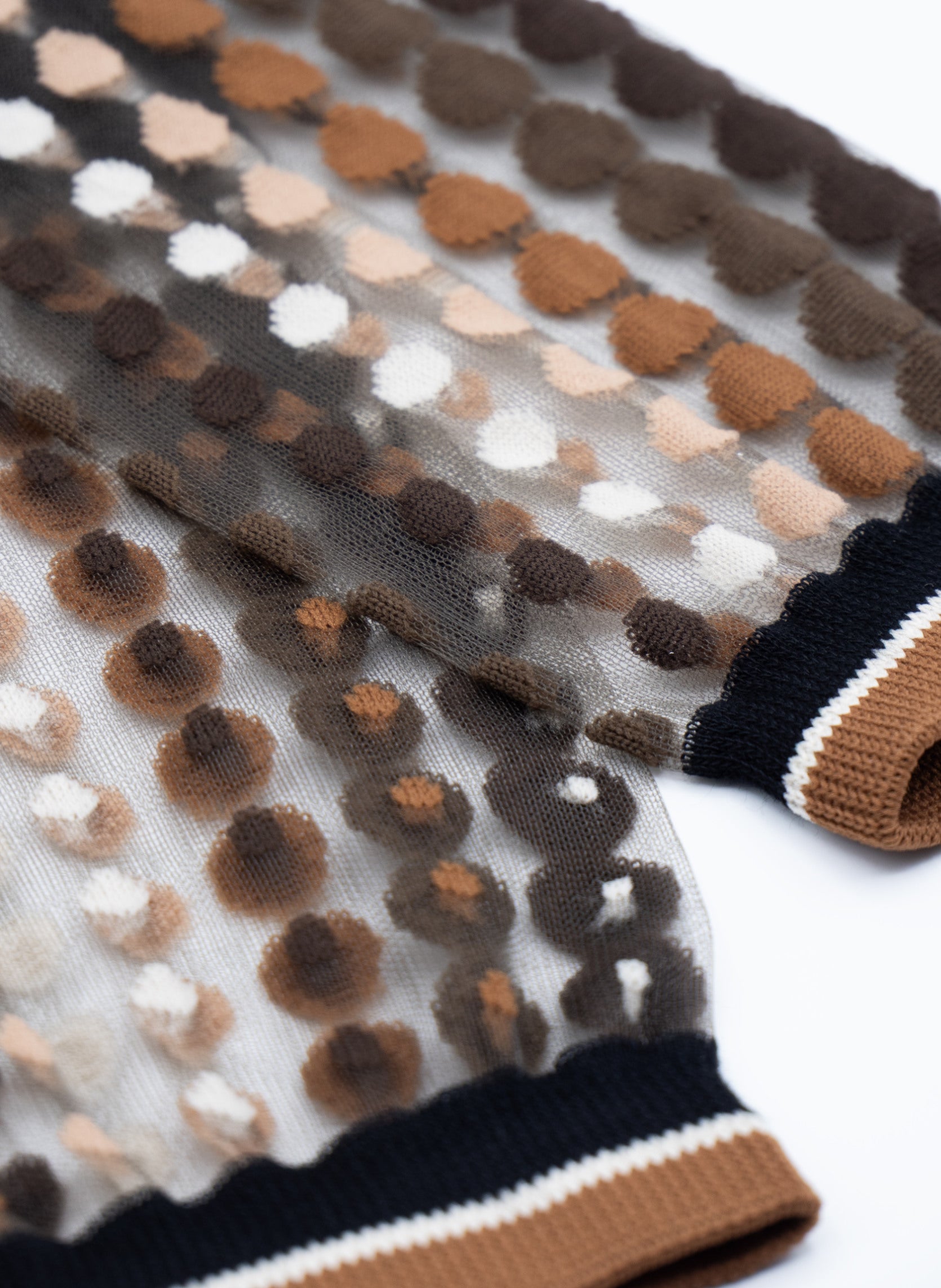 Chaussettes Transparentes Vetrata Brune