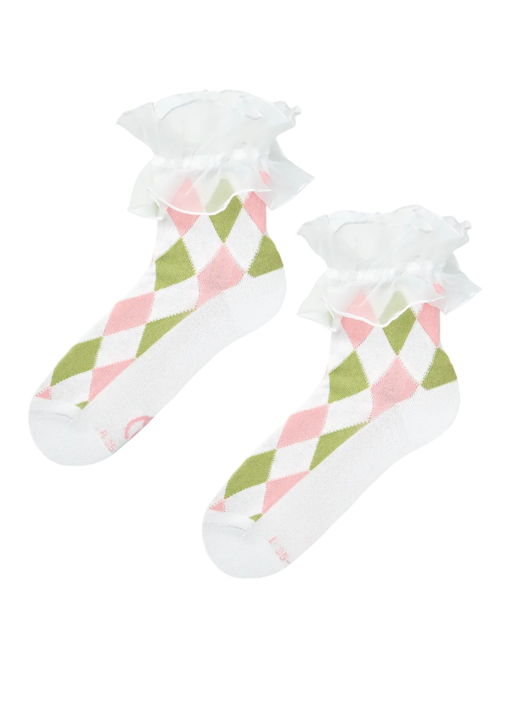 Chaussettes Courtes Cutecore Arlequin - Dedoles