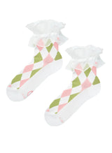 Chaussettes Courtes Cutecore Arlequin - Dedoles