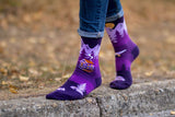 Chaussettes Arty Montagnes - Violet