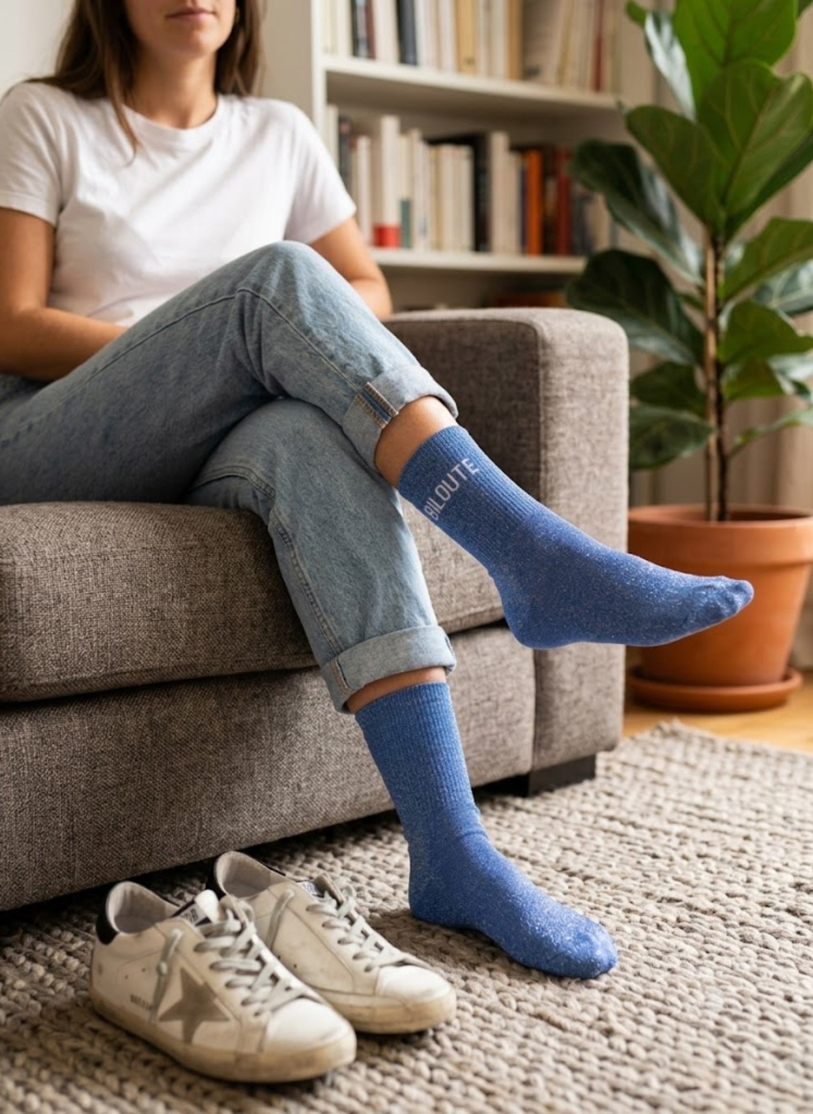 Chaussettes Femme à Paillettes - Biloute