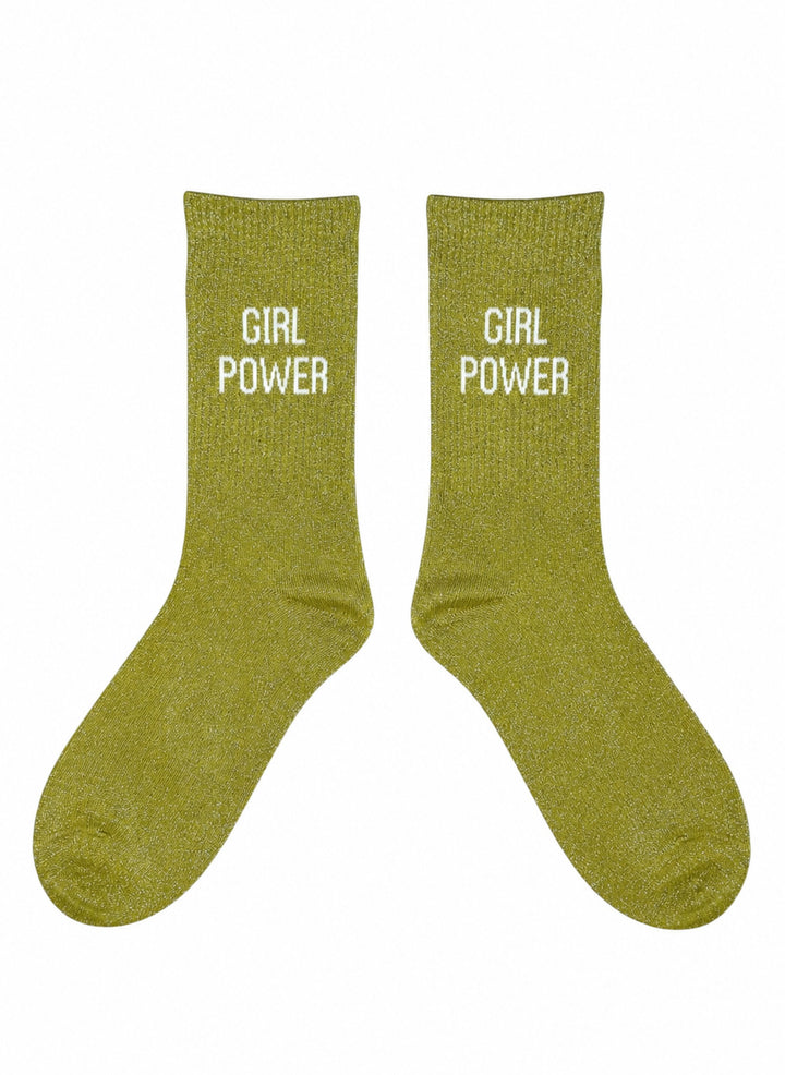 Chaussettes Femme à Paillettes - Girl Power