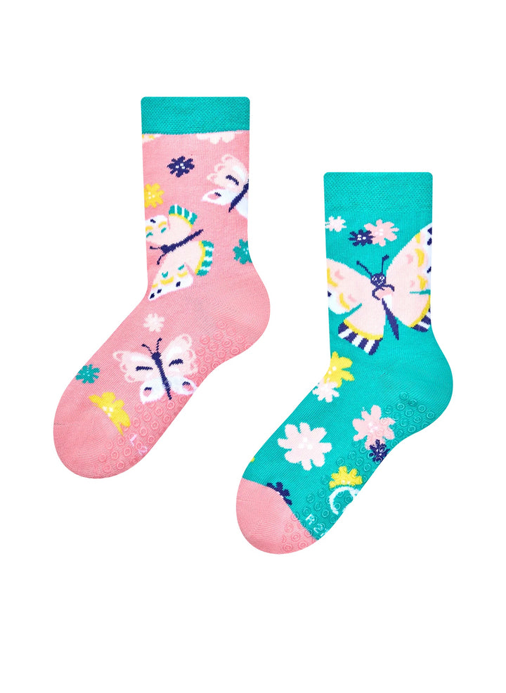 Chaussettes Antidérapantes Enfants Papillons - Dedoles