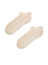 Chaussettes Antidérapantes Pilates & Yoga Beige - Dedoles