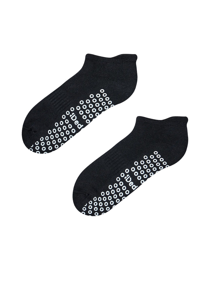 Chaussettes Antidérapantes Pilates & Yoga Noires - Dedoles