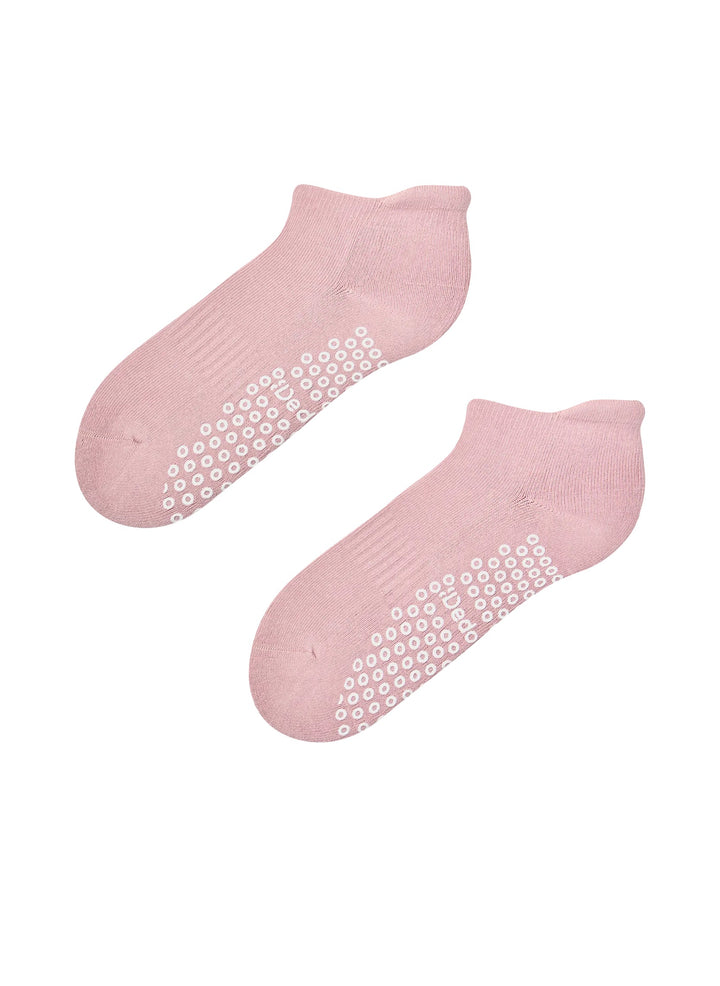 Chaussettes Antidérapantes Pilates & Yoga Vieux Rose - Dedoles