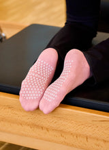 Chaussettes Antidérapantes Pilates & Yoga Vieux Rose - Dedoles