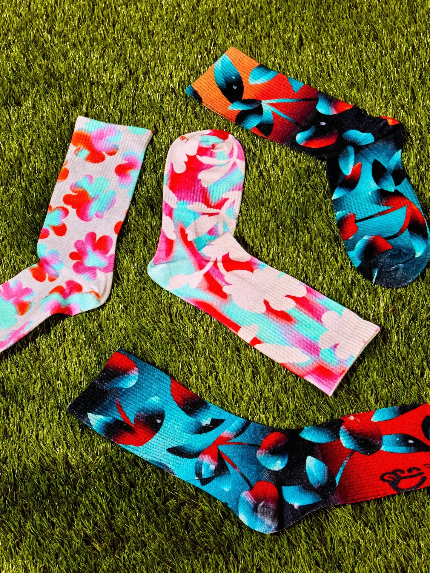 Chaussettes Côtelées Cerises Noires - Dedoles