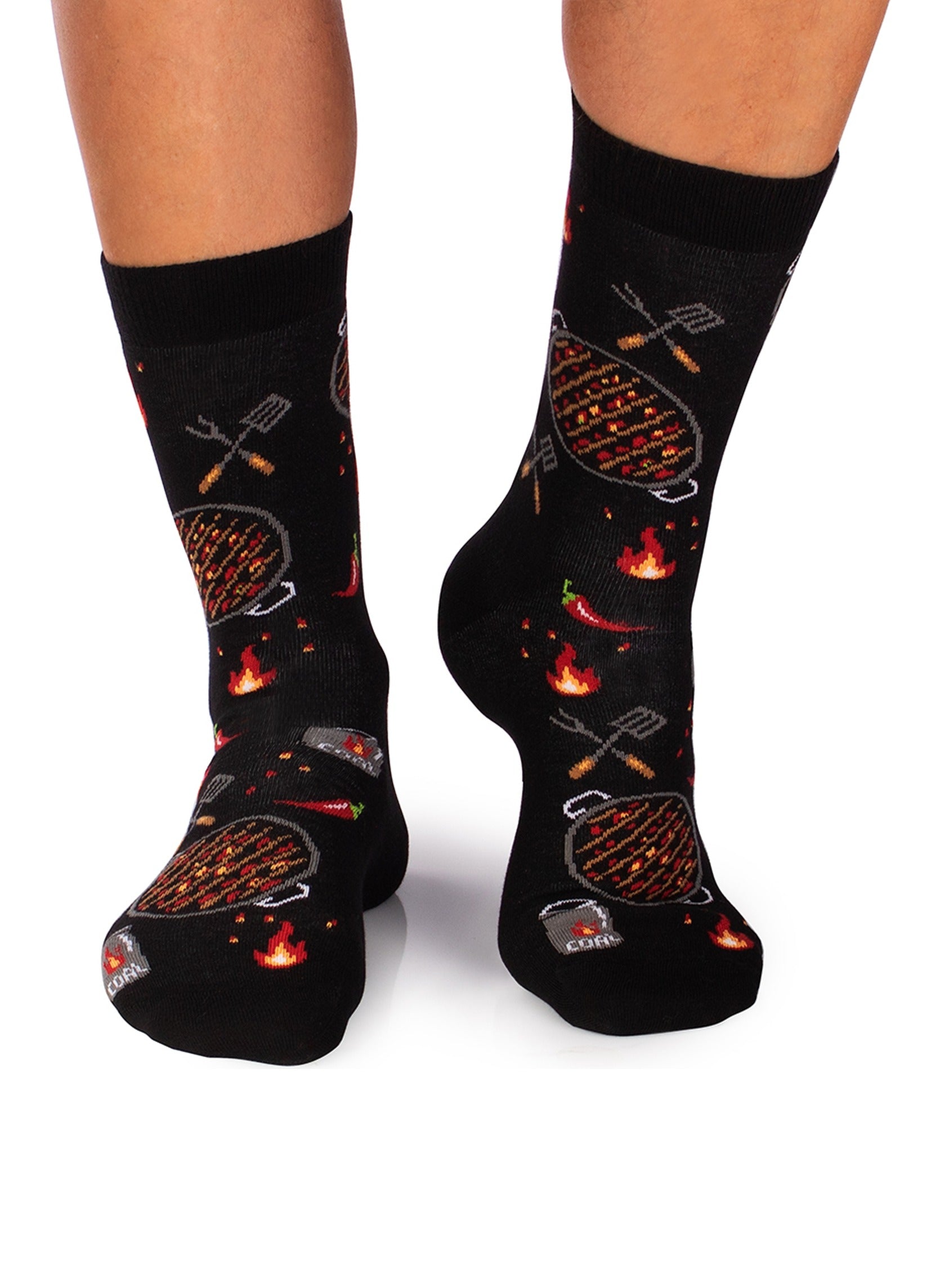 Chaussettes Coton Bio Barbecue - Pirin Hill — portées