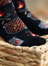 Chaussettes Coton Bio Barbecue - Pirin Hill — portées