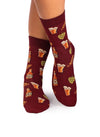 Chaussettes Coton Bio Bière - Bordeaux - Pirin Hill