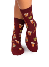 Chaussettes Coton Bio Bière - Bordeaux - Pirin Hill