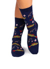 Chaussettes Coton Bio Pêche à la Ligne - Pirin Hill