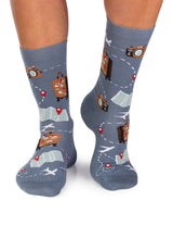 Chaussettes Coton Bio Voyage - Pirin Hill — portées