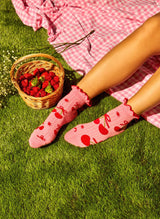 Chaussettes Courtes Cutecore Monde des Cerises - Dedoles