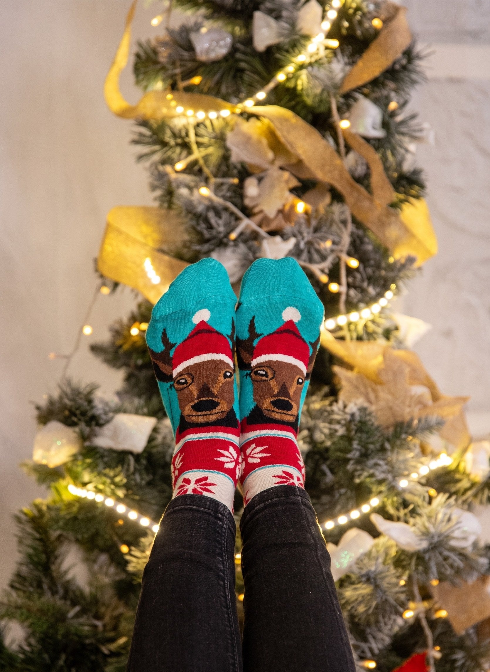 Chaussettes en Bambou Rudolph le Renne - Pirin Hill