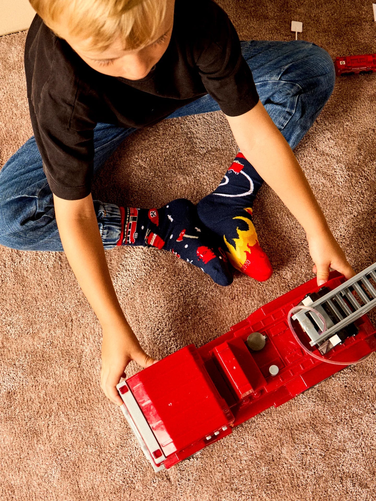 Chaussettes Enfants Sapeur-pompier - Dedoles