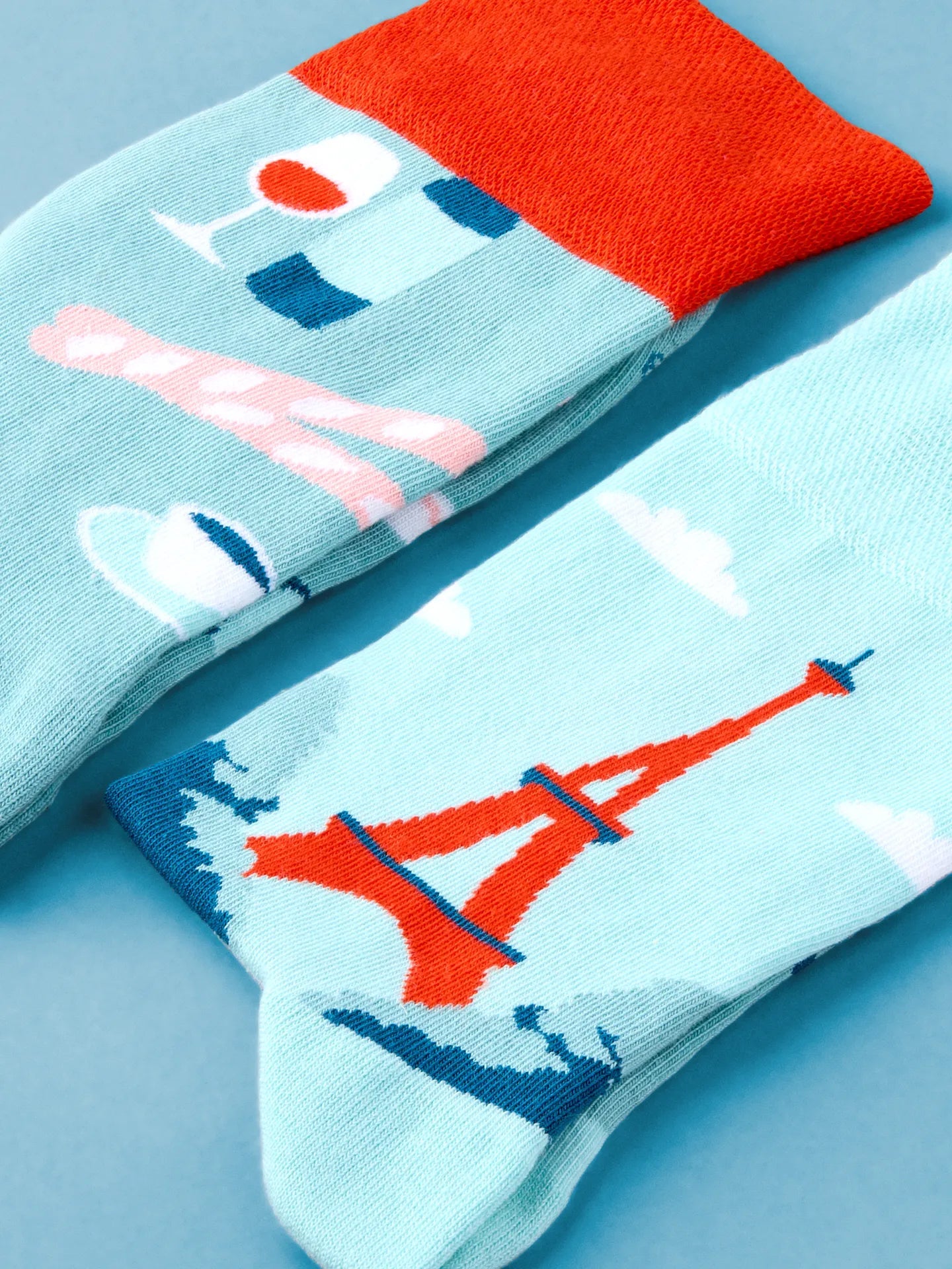 Chaussettes La France (et sa Tour Eiffel) - Dedoles