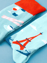 Chaussettes La France (et sa Tour Eiffel) - Dedoles