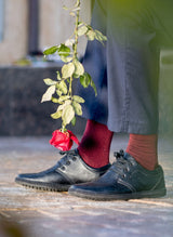 Chaussettes Laine Mérinos & Coton Bordeaux - Pirin Hill