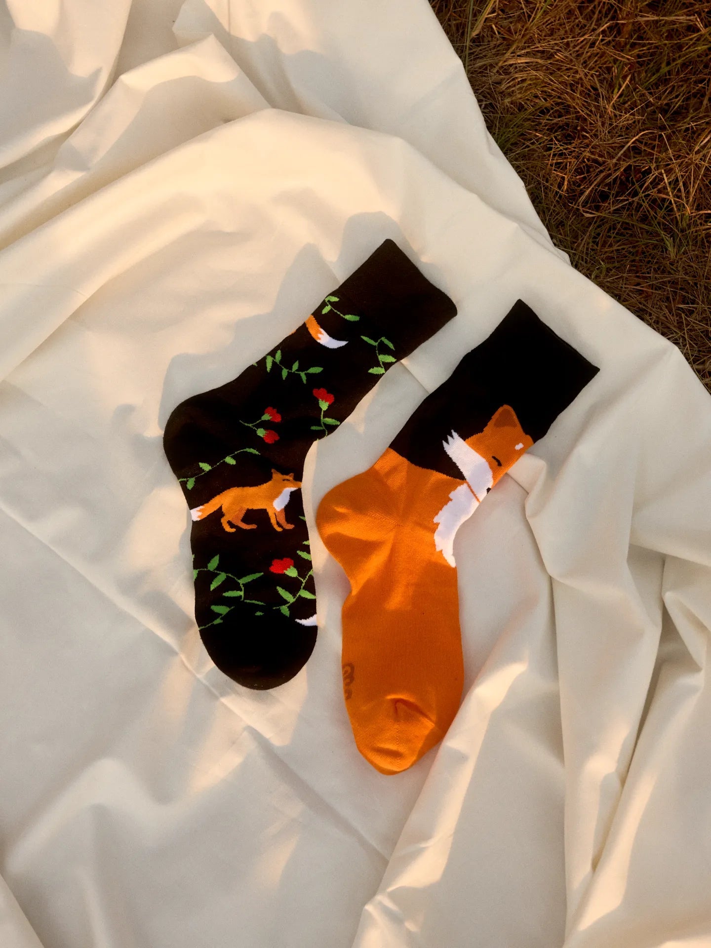 Chaussettes Renards & Fleurs - Dedoles