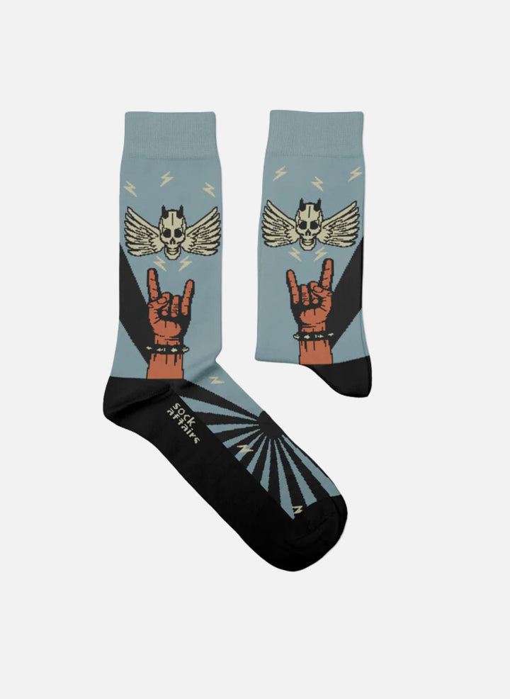 Chaussettes Heavy Metal Flying Skull