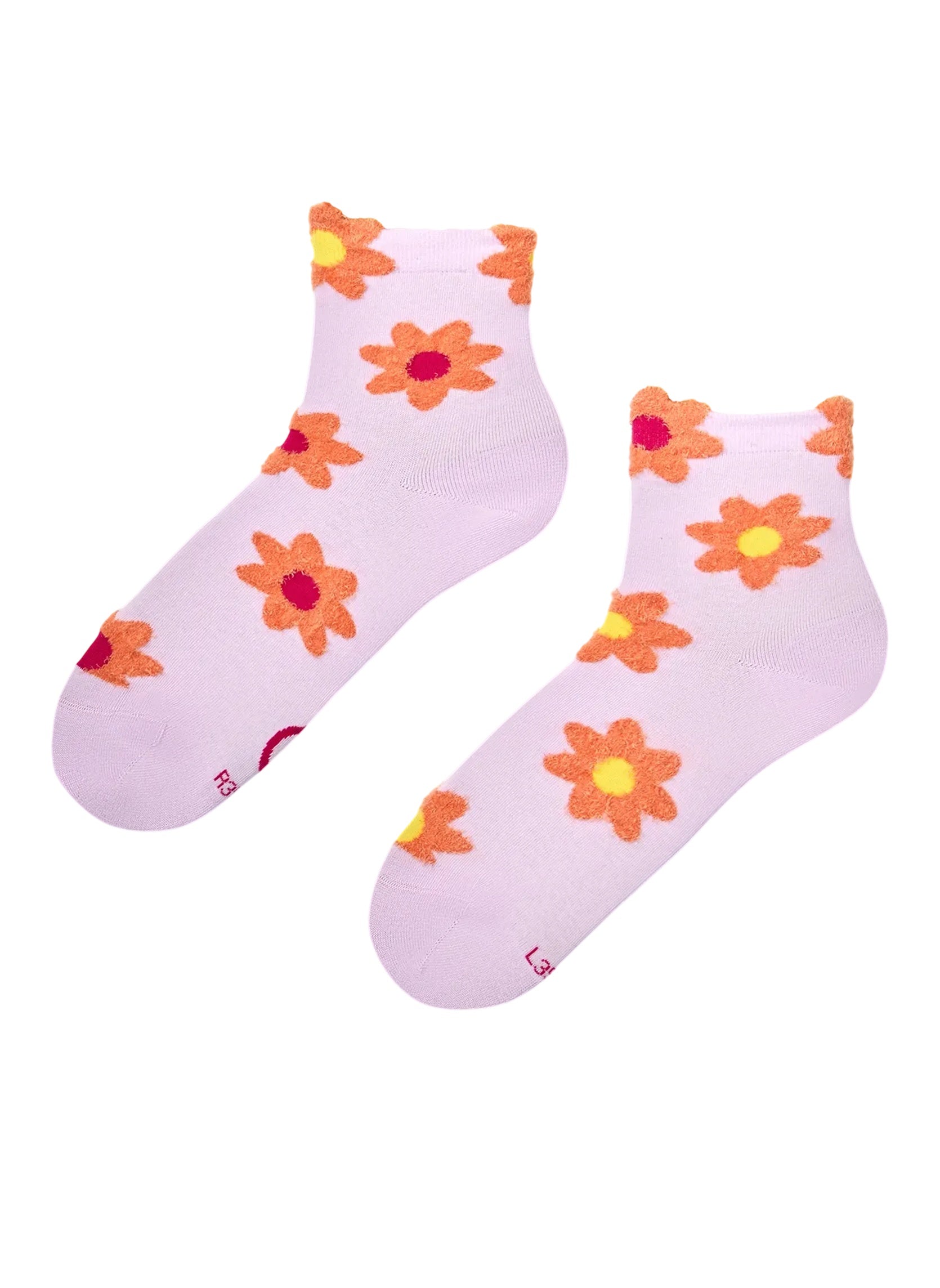 Chaussettes Courtes Cutecore Fleurs Rétro - Dedoles