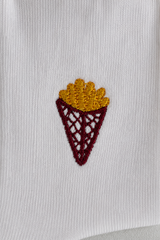 Chaussettes Brodées Moules-Frites LBC